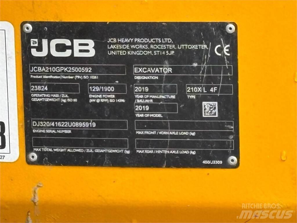 JCB 210 X L 4F Верижен екскаватор