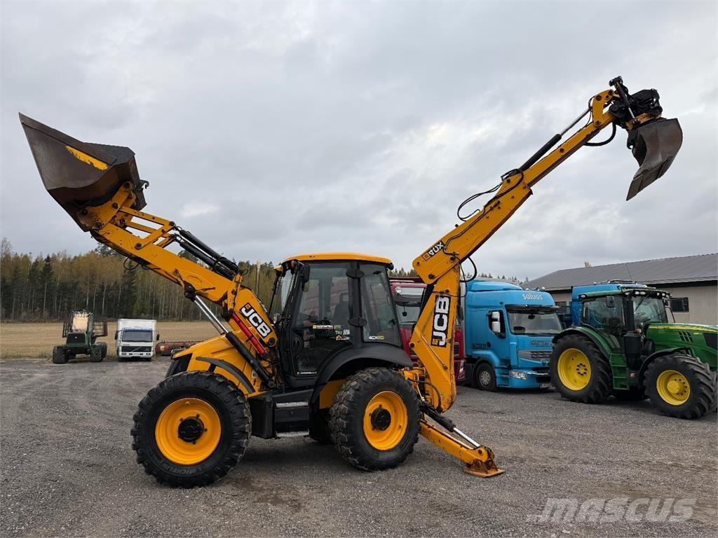 JCB 4 CX ECO Товарач със заден ексватор