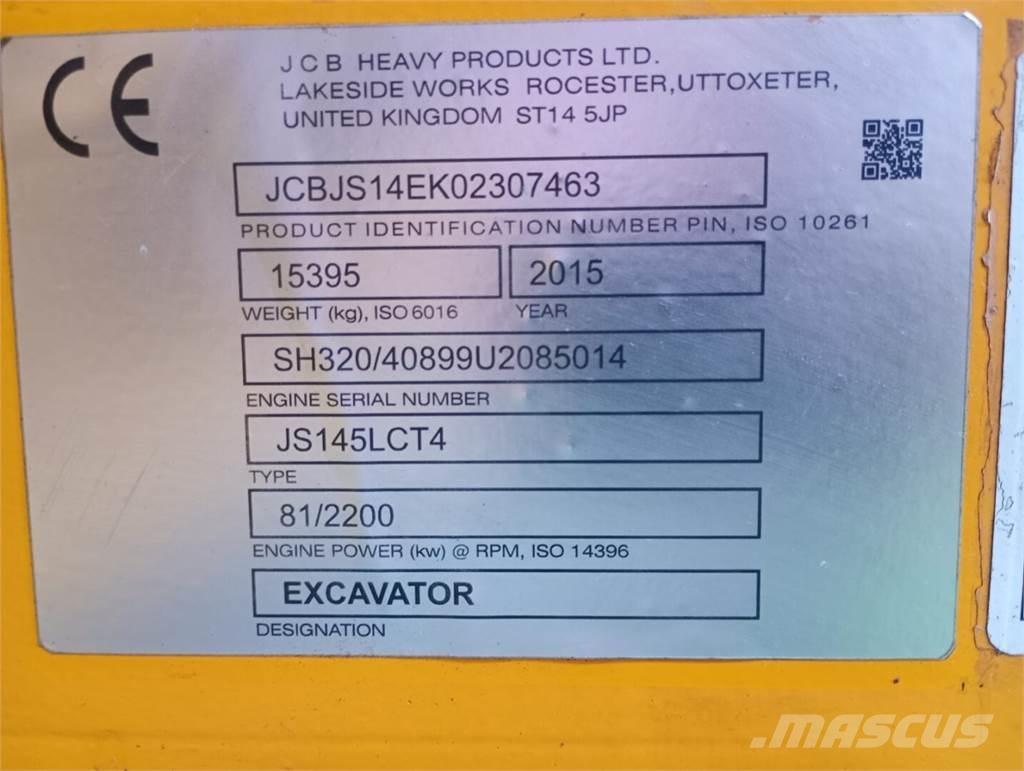 JCB JS 145 Верижен екскаватор
