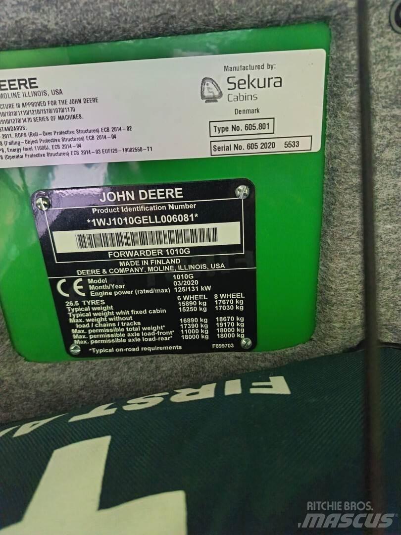 John Deere 1010G Форуардери