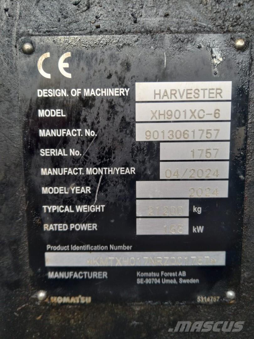 Komatsu 901 XC Харвестери