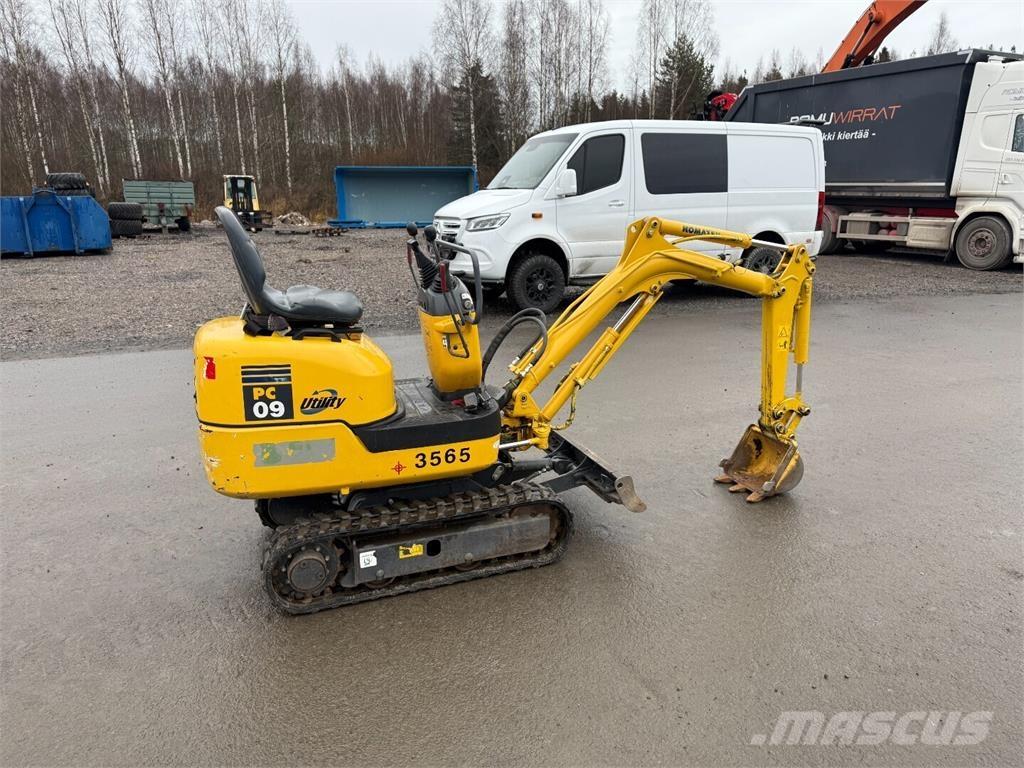 Komatsu PC09 Мини екскаватори < 7 т