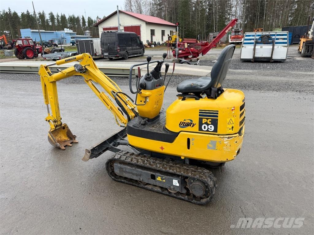 Komatsu PC09 Мини екскаватори < 7 т