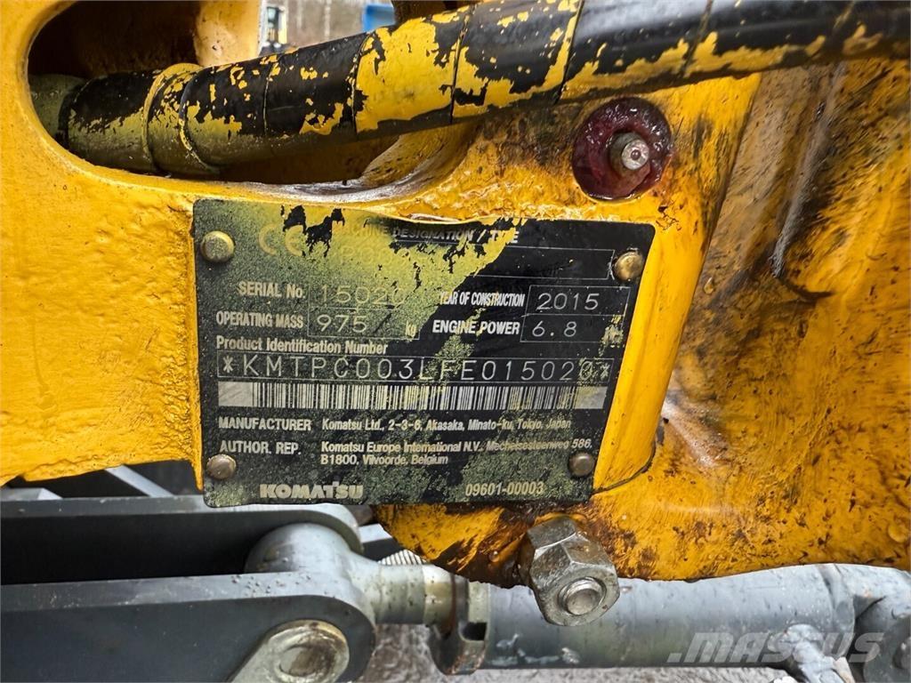 Komatsu PC09 Мини екскаватори < 7 т