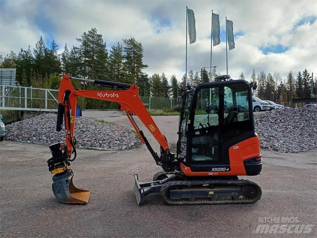 Kubota KX 030-4 Мини екскаватори < 7 т