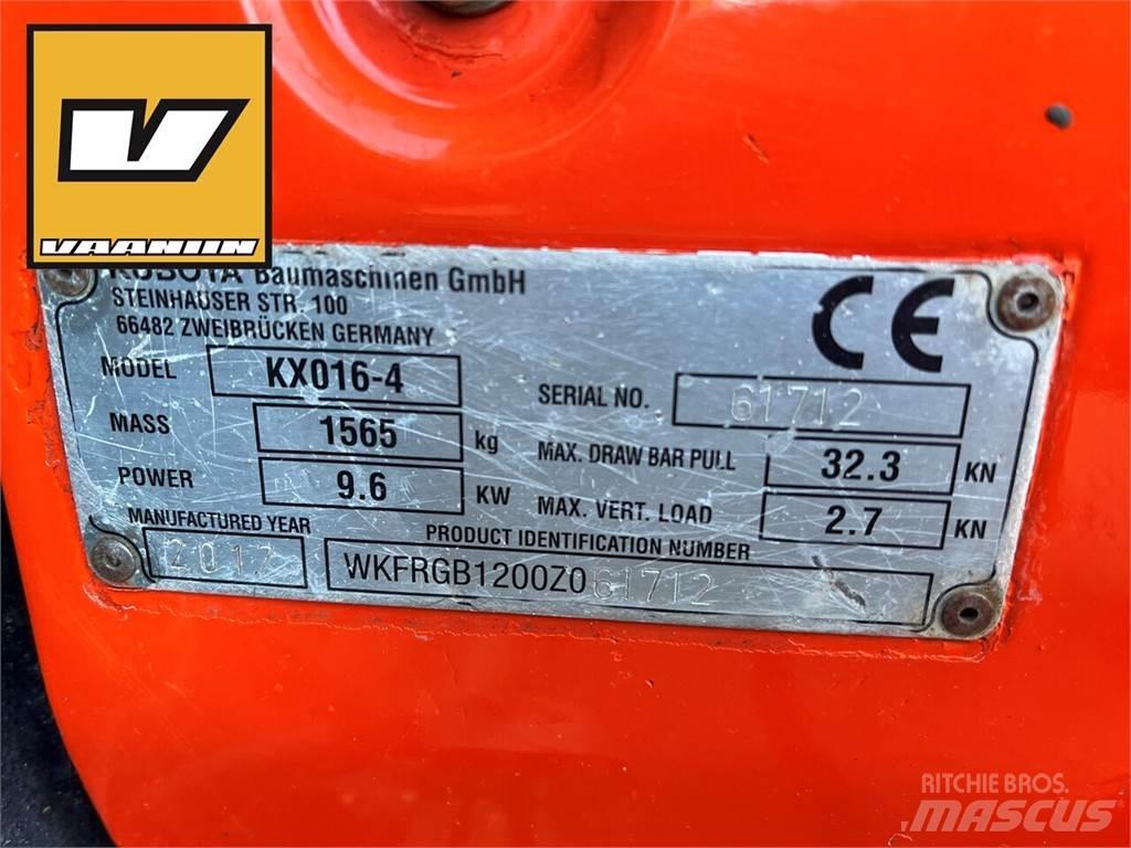 Kubota KX016-4 Мини екскаватори < 7 т