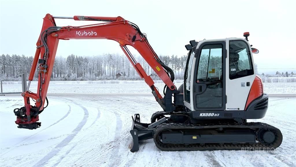 Kubota KX080-3 Средни екскаватори 7т - 12т