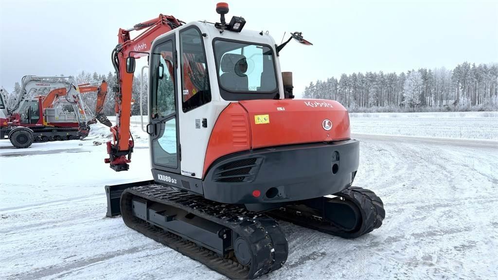 Kubota KX080-3 Средни екскаватори 7т - 12т