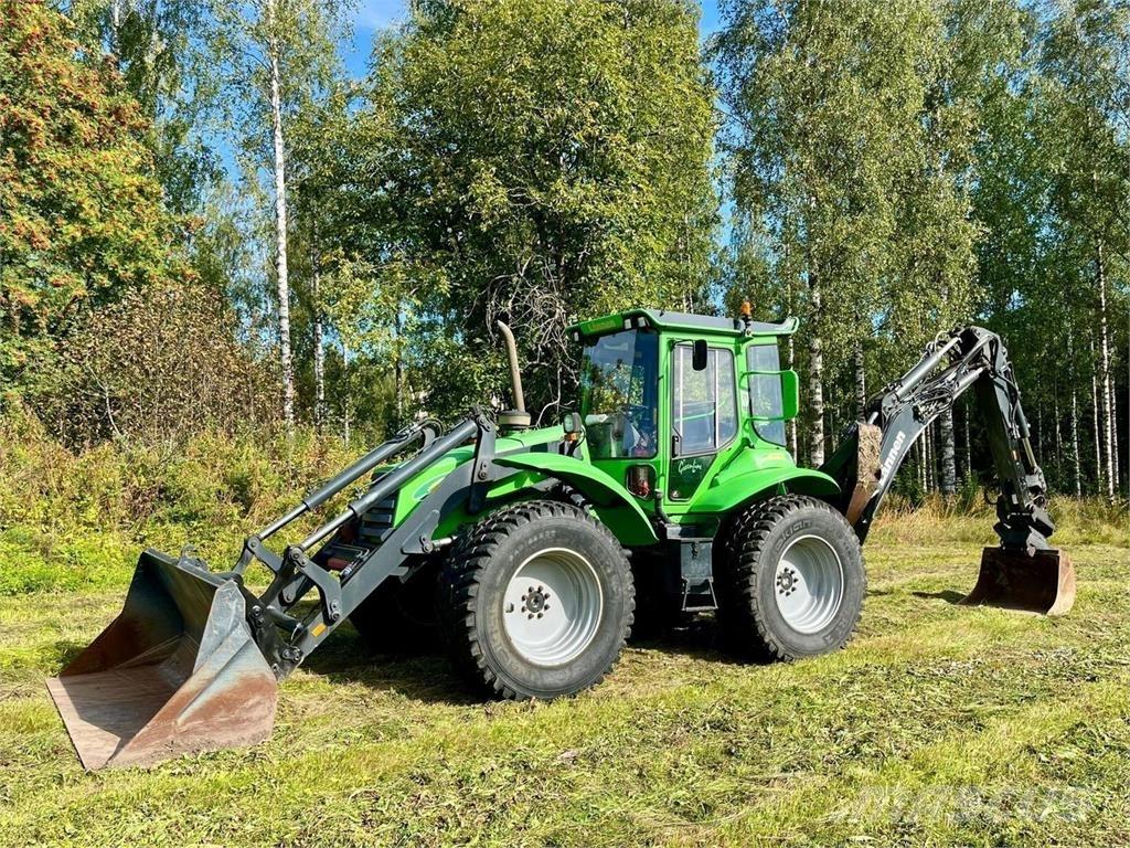 Lännen 860S Товарач със заден ексватор