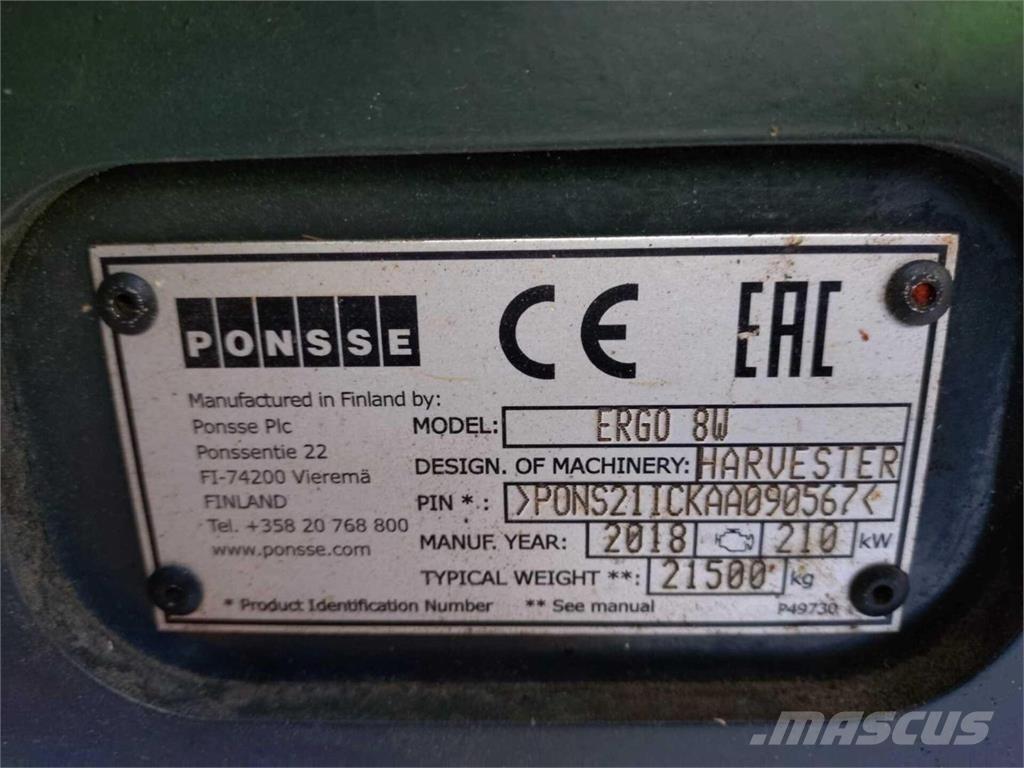 Ponsse Ergo Харвестери