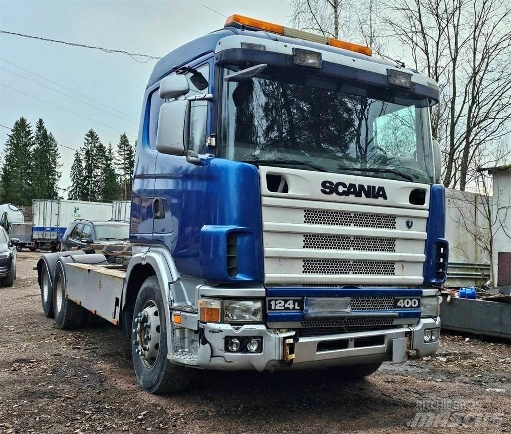 Scania 124 L 6x2 Камиони с кран с кука