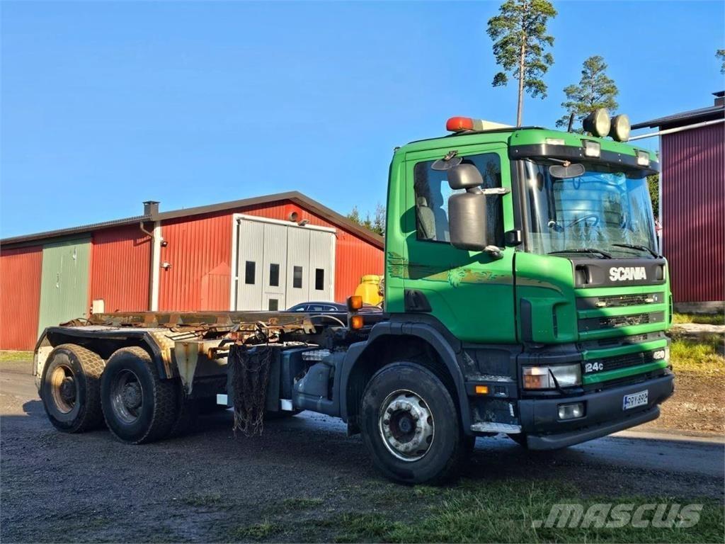 Scania 124C 6X4 Камиони с кран с кука