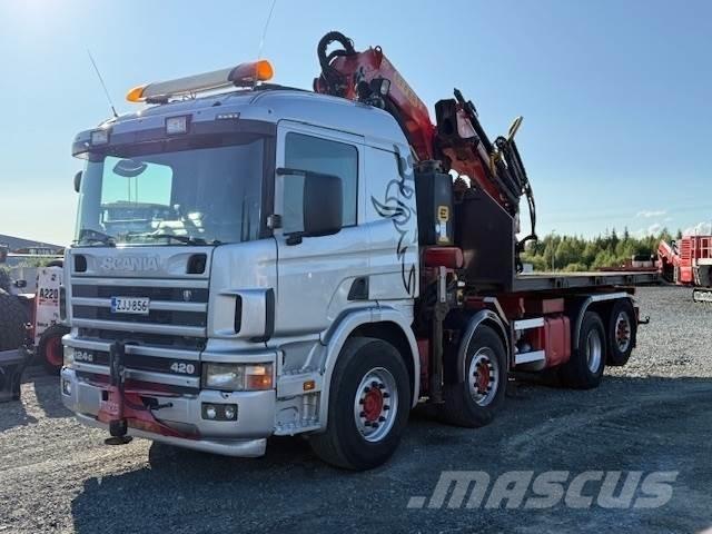 Scania R124G Автокранове