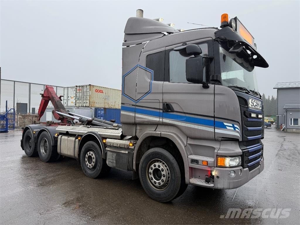 Scania R730 Камиони с кран с кука