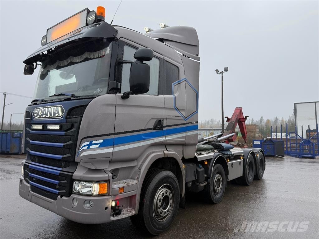 Scania R730 Камиони с кран с кука