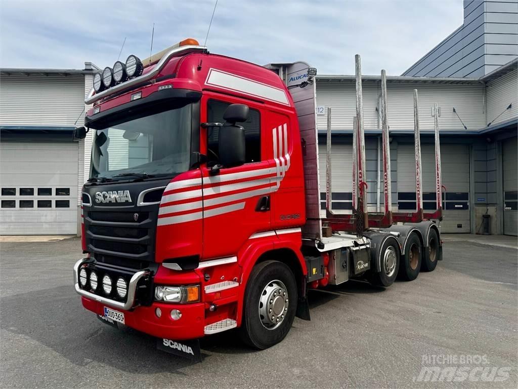 Scania R730 8x4 За превоз на дървени трупи