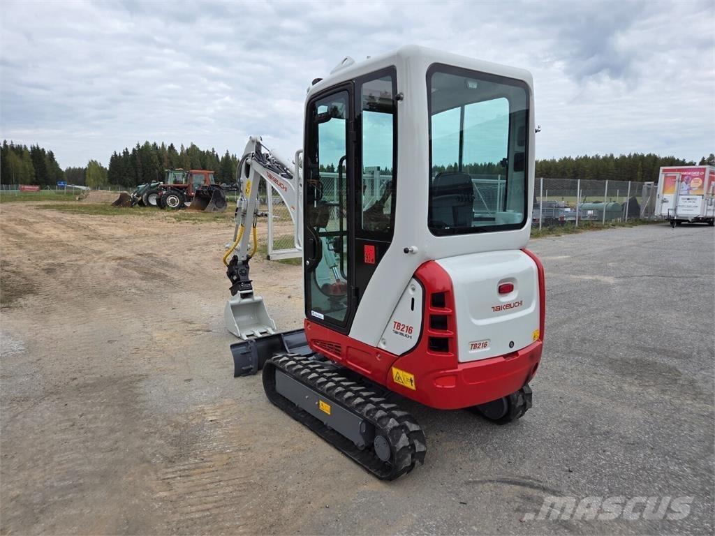 Takeuchi TB216 Мини екскаватори < 7 т