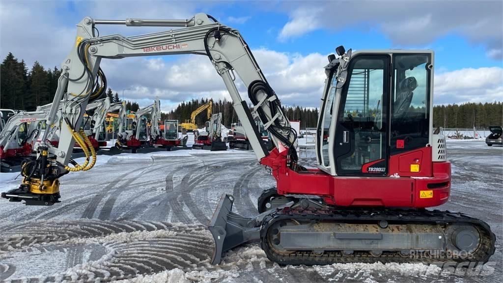 Takeuchi TB280FR Средни екскаватори 7т - 12т