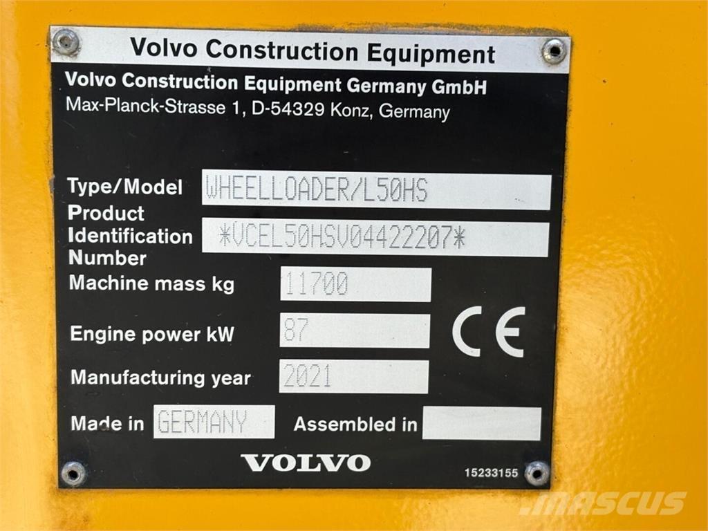 Volvo L 50 H S Колесни товарачи