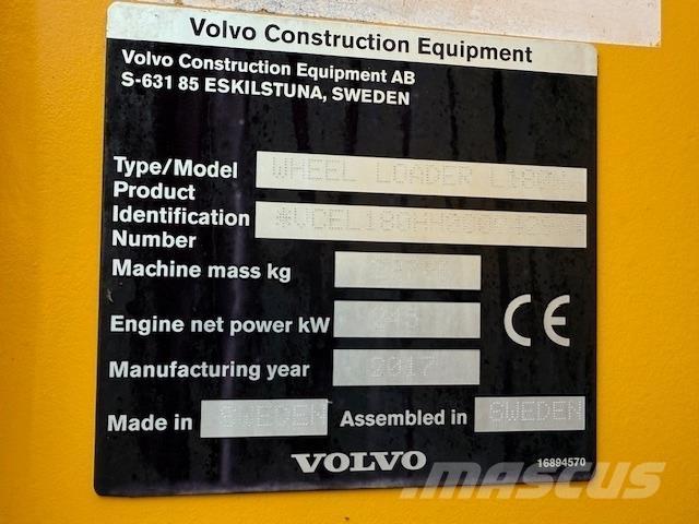 Volvo L180H Колесни товарачи