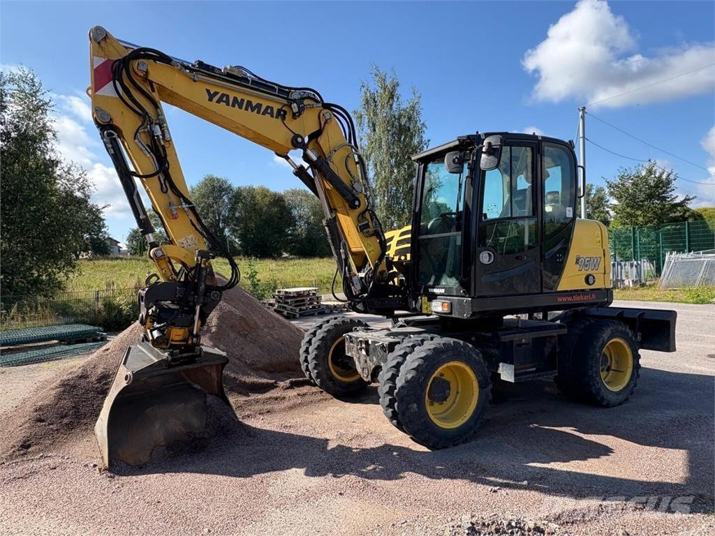 Yanmar B 95 W Колесни екскаватори