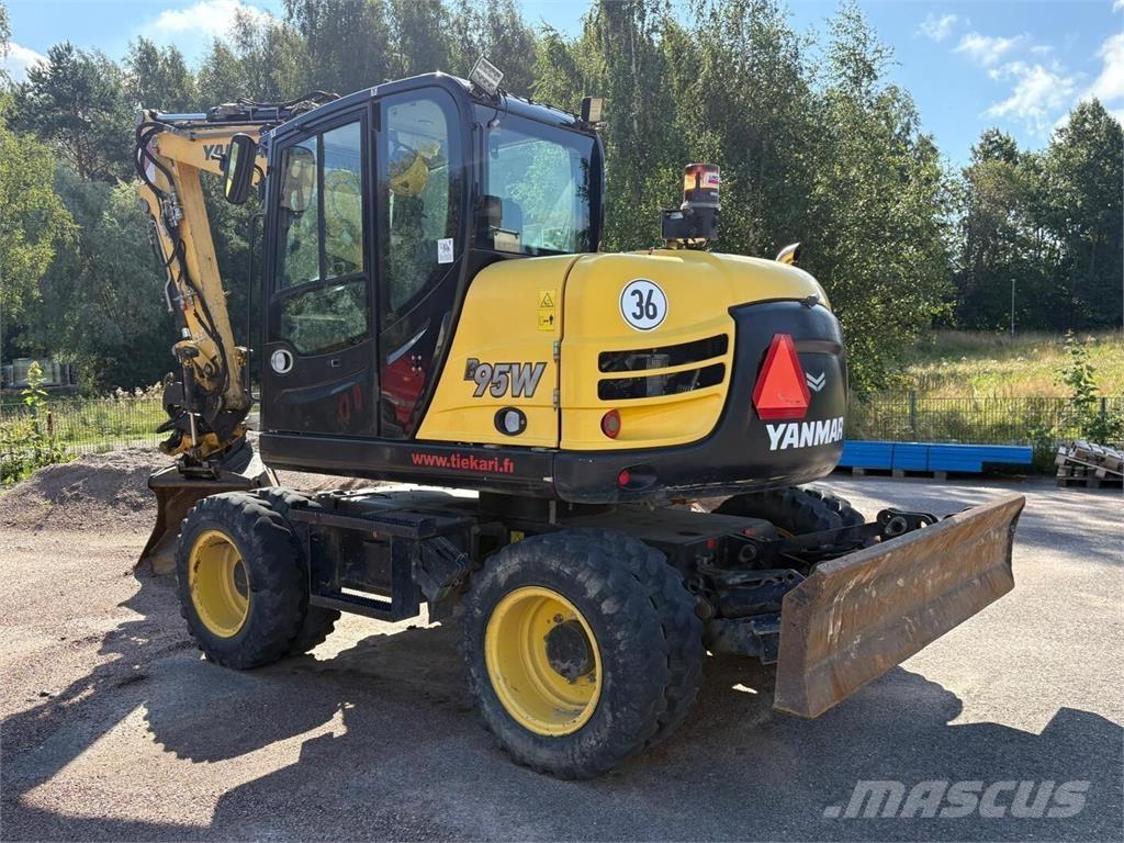 Yanmar B 95 W Колесни екскаватори