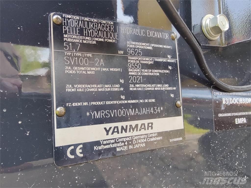 Yanmar SV100-2 Средни екскаватори 7т - 12т