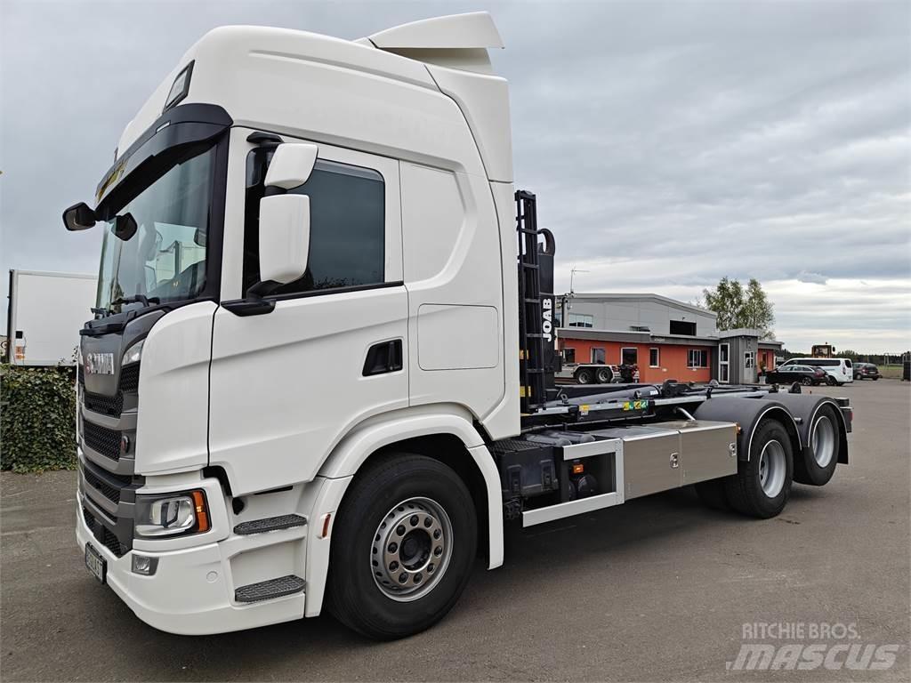 Scania G500 Камиони с кран с кука