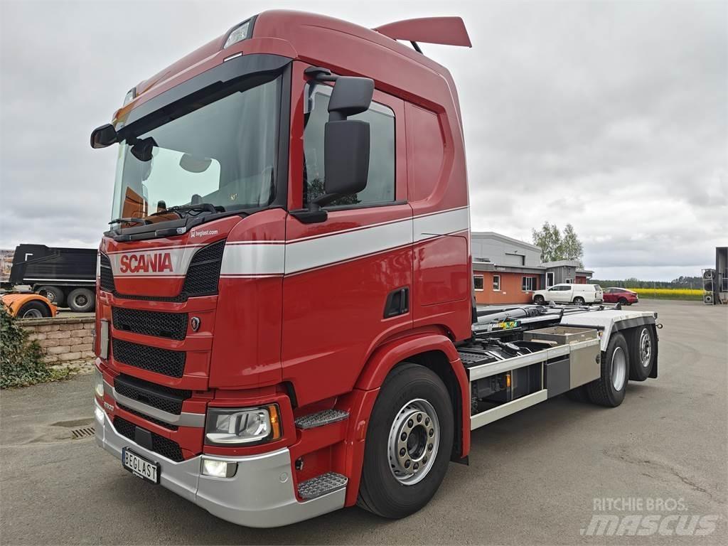Scania R500 Камиони с кран с кука