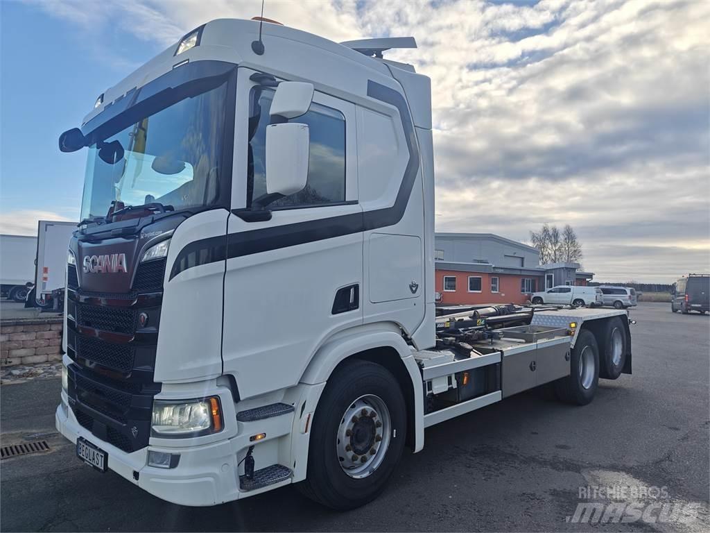 Scania R580 Камиони с кран с кука