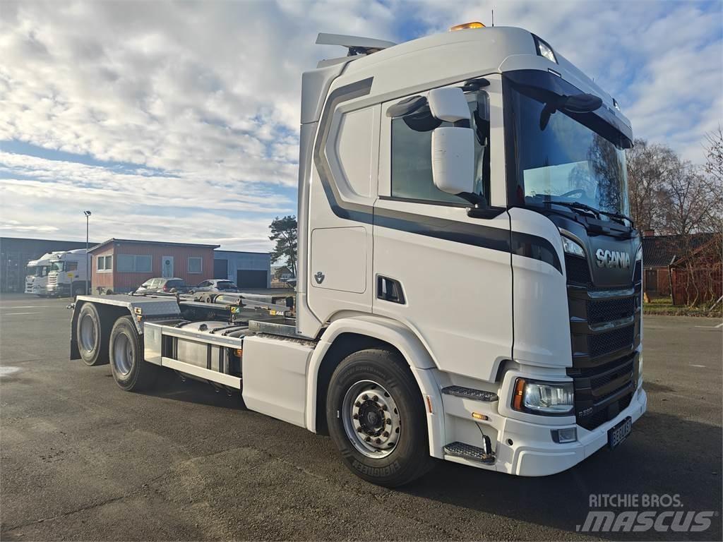 Scania R580 Камиони с кран с кука