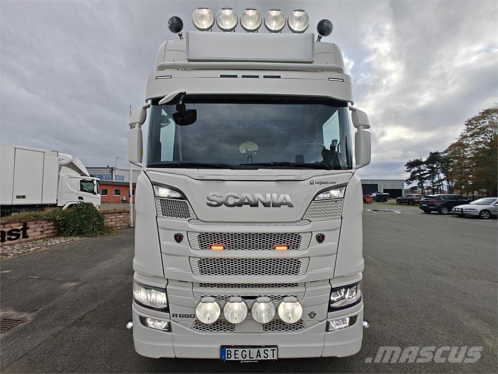 Scania R660 Камиони с кран с кука