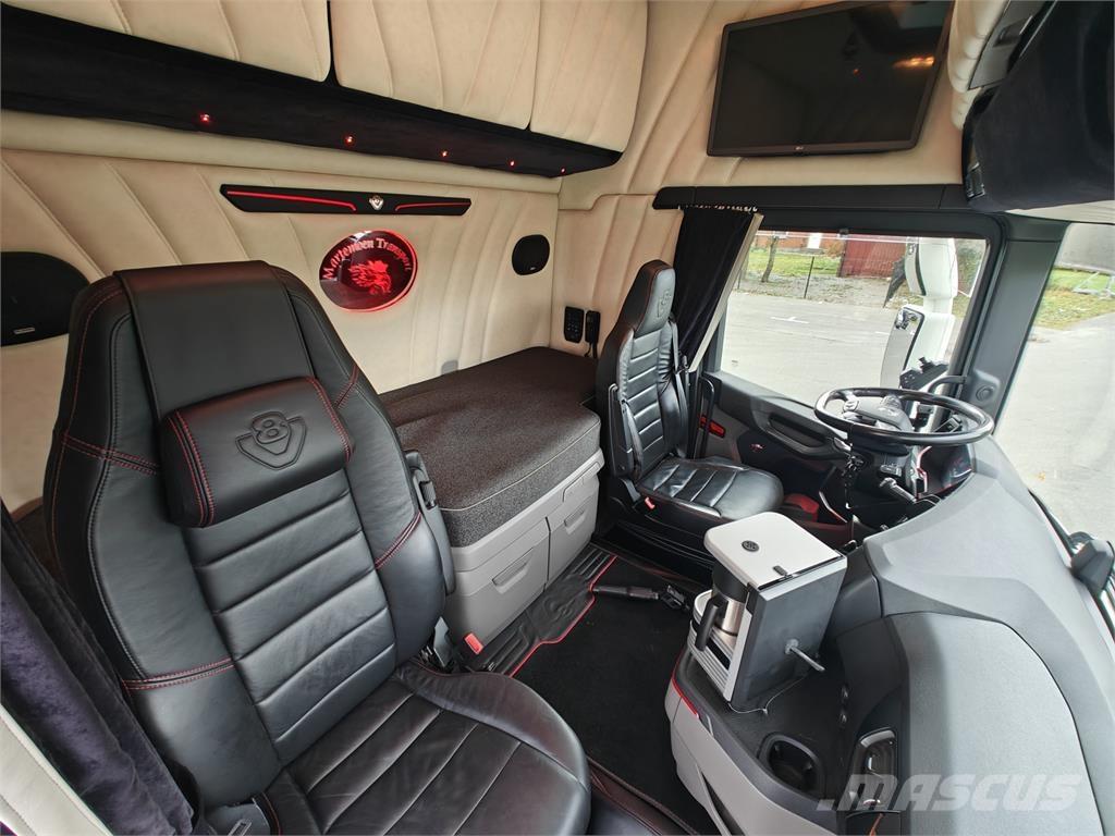 Scania R660 Камиони с кран с кука