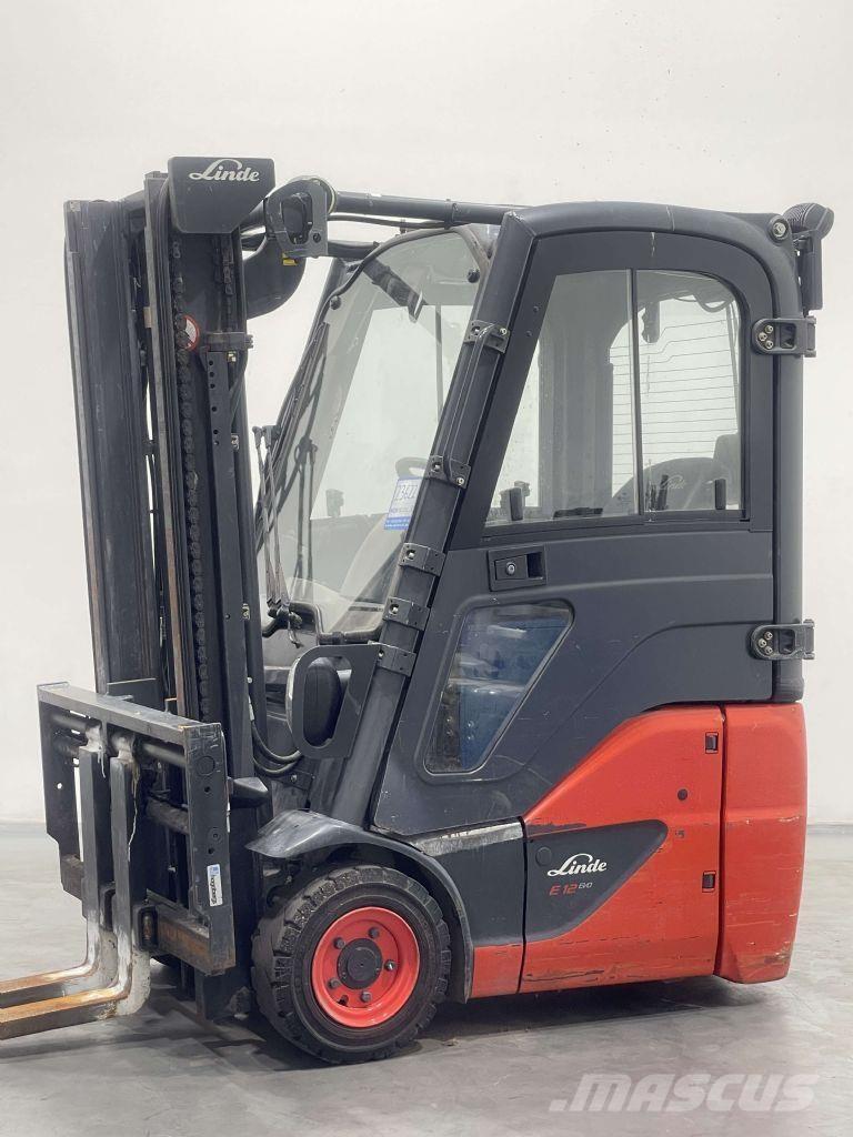 Linde E12-02-386 Електрически вилични кари-повдигачи