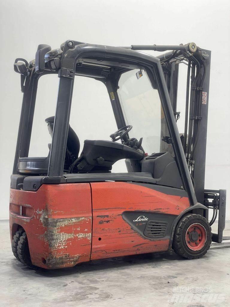 Linde E16-02-386 Електрически вилични кари-повдигачи