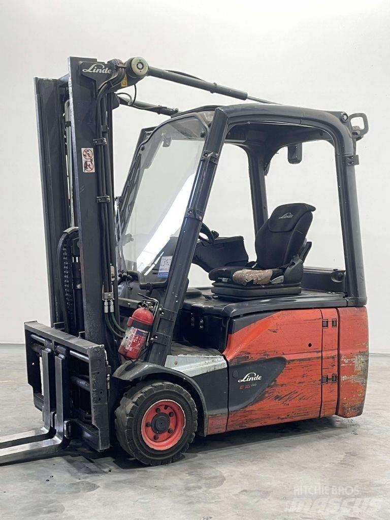 Linde E16-02-386 Електрически вилични кари-повдигачи