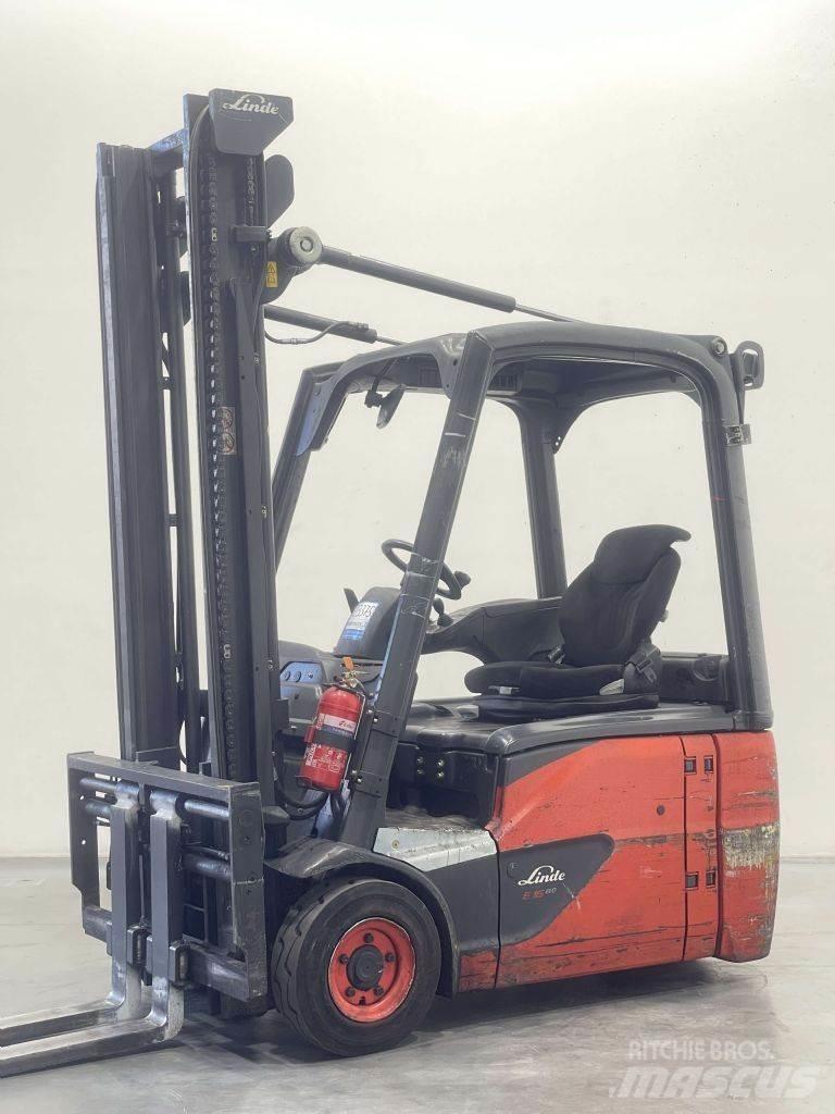 Linde E16-02-386 Електрически вилични кари-повдигачи