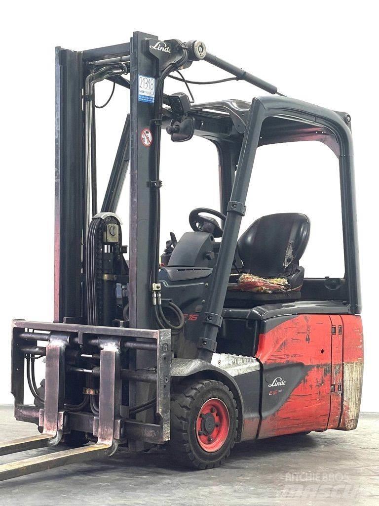 Linde E16-386-EVO Електрически вилични кари-повдигачи