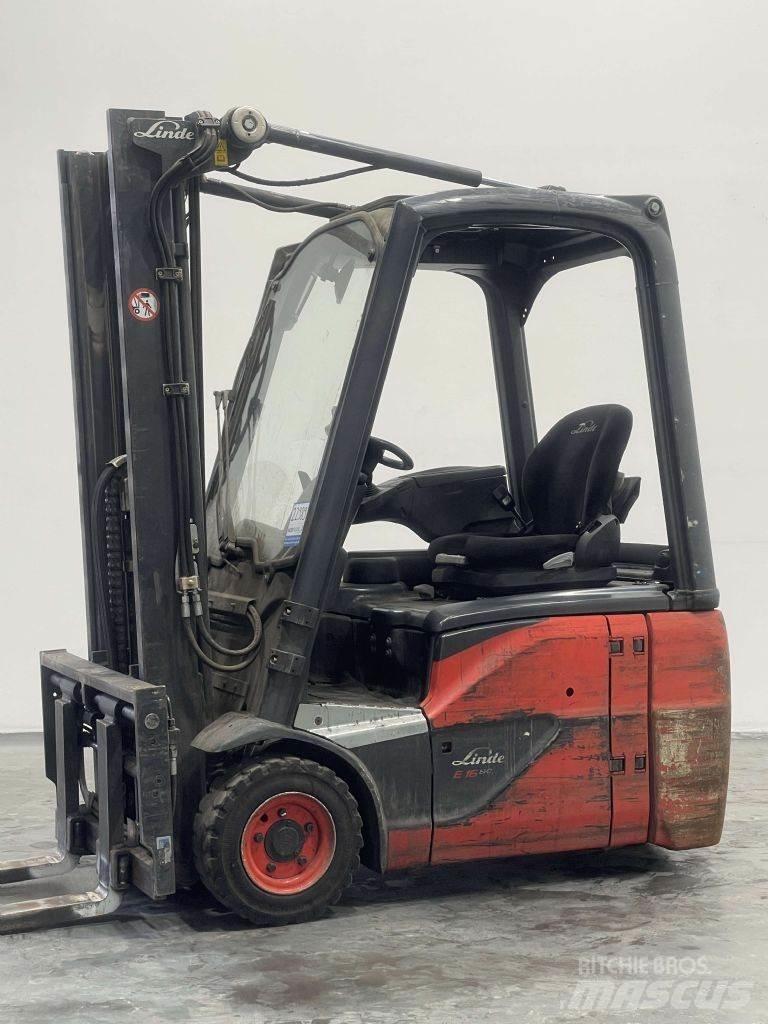 Linde E16C-02-386 Електрически вилични кари-повдигачи