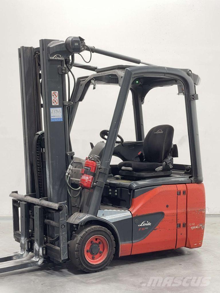 Linde E16C-02-386 Електрически вилични кари-повдигачи