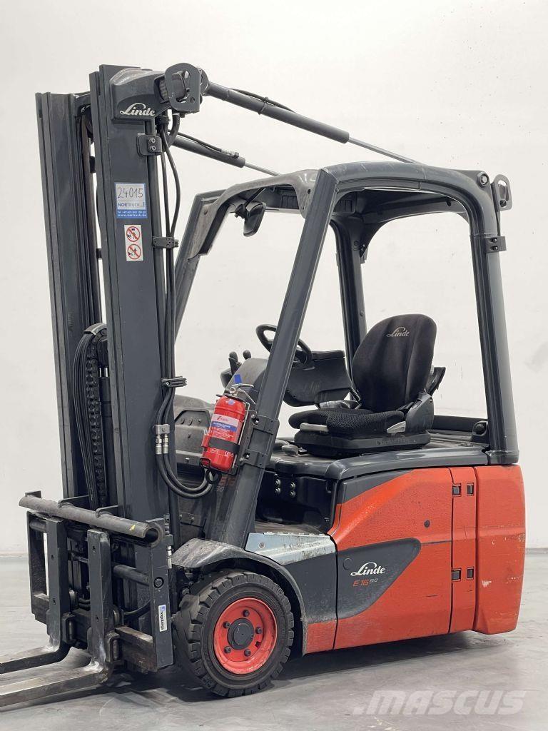 Linde E16C-02-386 Електрически вилични кари-повдигачи