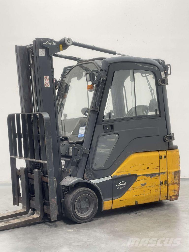 Linde E16L-02-386 Електрически вилични кари-повдигачи