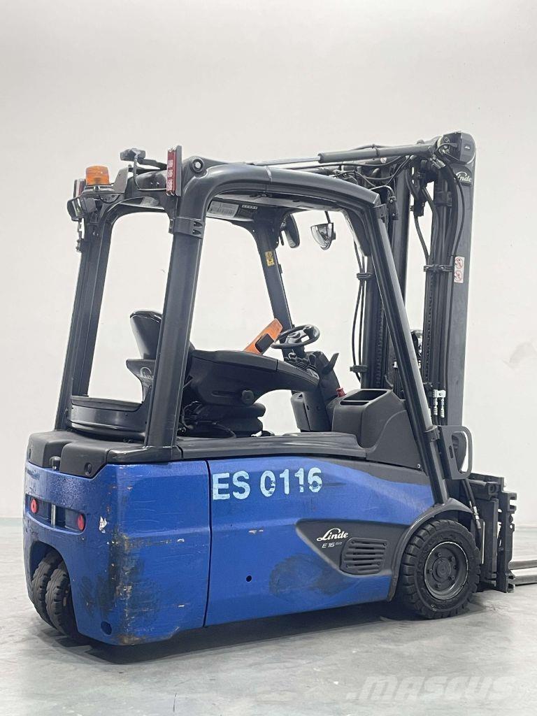 Linde E16L-02-386 Електрически вилични кари-повдигачи