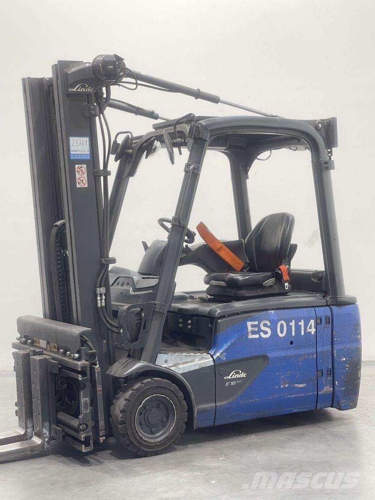 Linde E16L-02-386 Електрически вилични кари-повдигачи