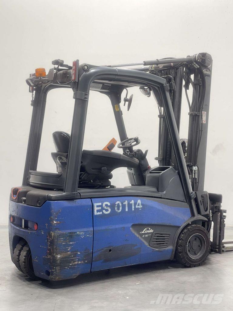 Linde E16L-02-386 Електрически вилични кари-повдигачи
