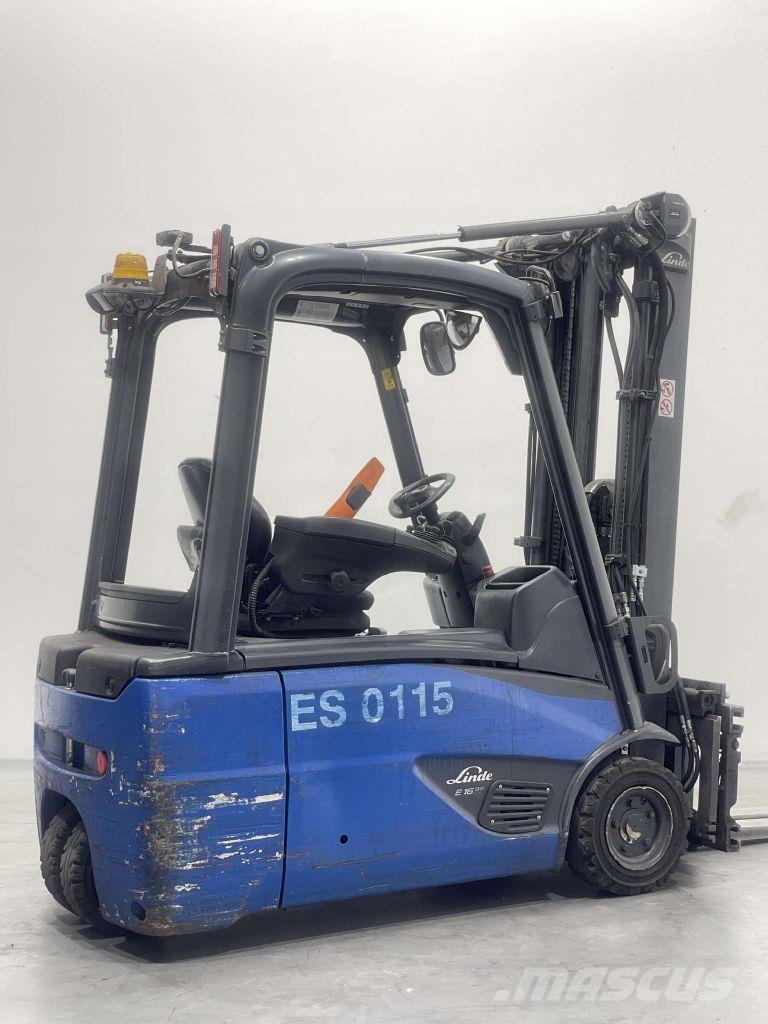 Linde E16L-02-386 Електрически вилични кари-повдигачи