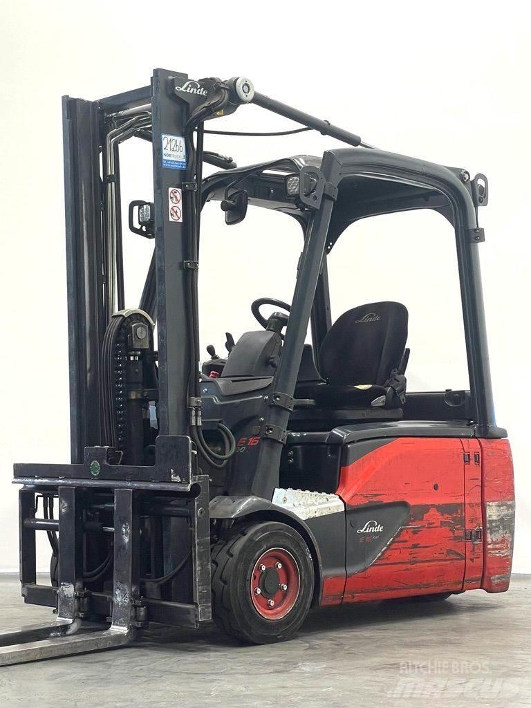Linde E16L-386-EVO Електрически вилични кари-повдигачи