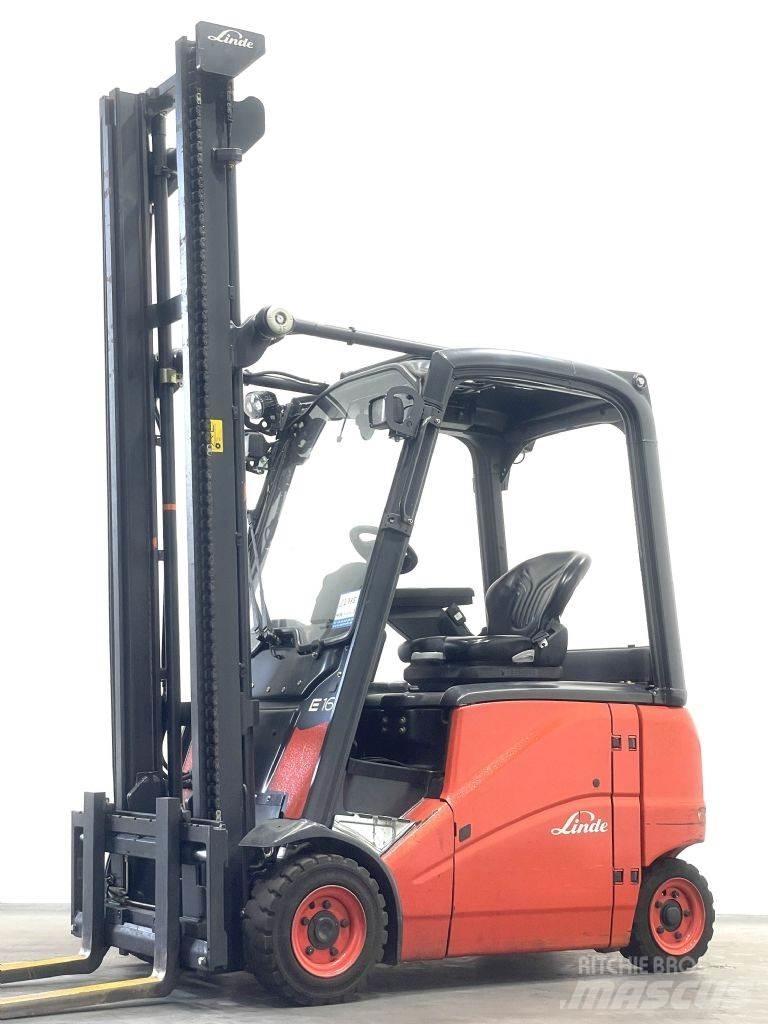 Linde E16PH-01 Електрически вилични кари-повдигачи