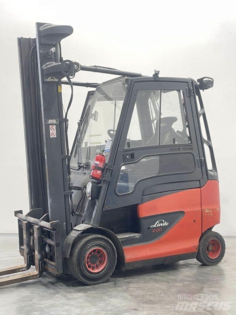 Linde E20-01/600-387 Електрически вилични кари-повдигачи