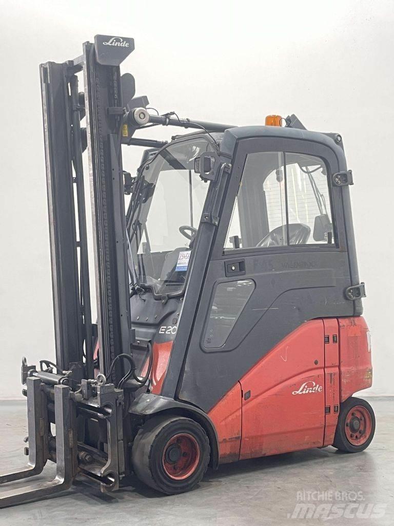 Linde E20PH-01-386 Електрически вилични кари-повдигачи